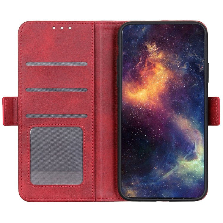 For Xiaomi Poco F6 Pro 5G / Redmi K70 5G / K70 Pro 5G Case Shockproof Leather Wallet Phone Cover - Red