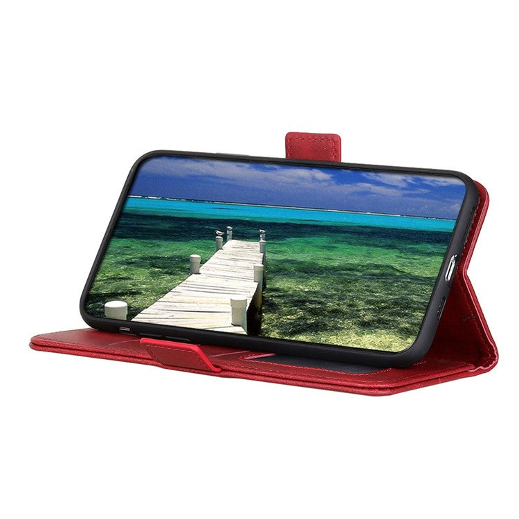 For Xiaomi Poco F6 Pro 5G / Redmi K70 5G / K70 Pro 5G Case Shockproof Leather Wallet Phone Cover - Red