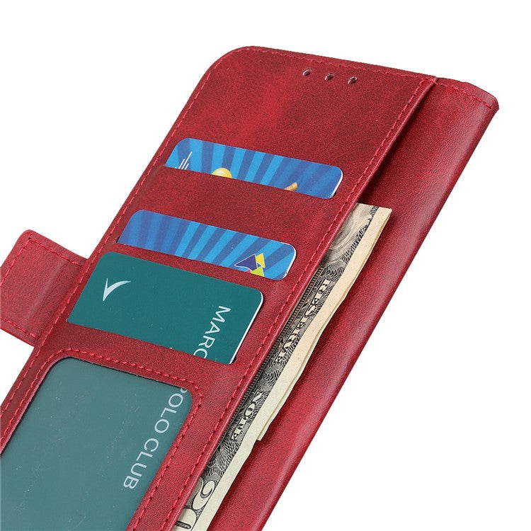 For Xiaomi Poco F6 Pro 5G / Redmi K70 5G / K70 Pro 5G Case Shockproof Leather Wallet Phone Cover - Red