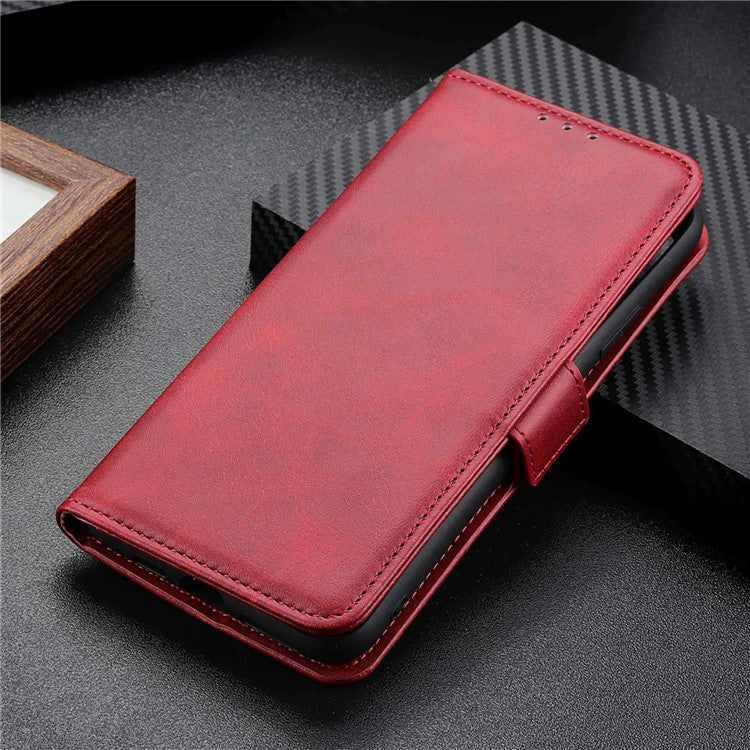 For Xiaomi Poco F6 Pro 5G / Redmi K70 5G / K70 Pro 5G Case Shockproof Leather Wallet Phone Cover - Red