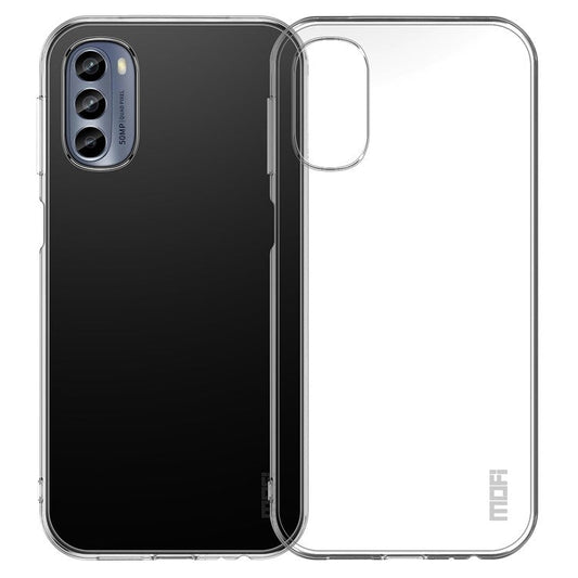 MOFI for Motorola Moto G62 5G Clear Case Shock Absorption TPU Anti-Scratch Back Cover