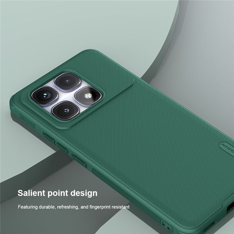 NILLKIN Super Frosted Shield Pro For Xiaomi Redmi K70 Ultra Case Matte PC+TPU Phone Cover - Black