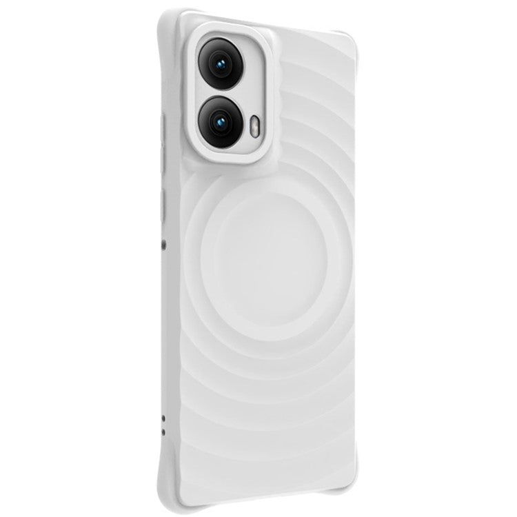 IMAK UC-6 Series for Motorola Edge (2024) 5G Case Frosted TPU Phone Cover Anti-Slip - Matte White