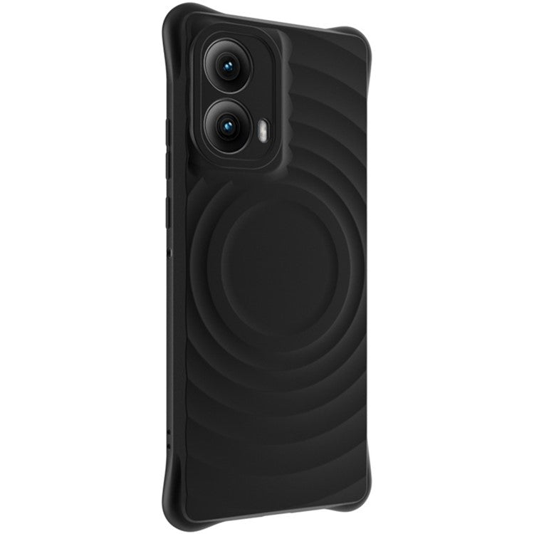 IMAK UC-6 Series for Motorola Edge (2024) 5G Case Frosted TPU Phone Cover Anti-Slip - Matte Black