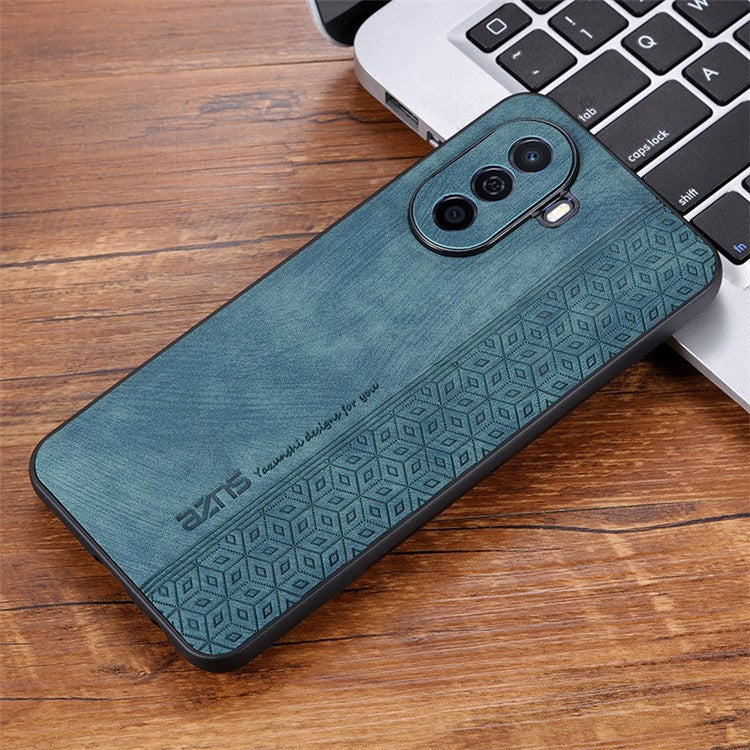 AZNS For Huawei nova Y70 4G / Y70 Plus 4G Imprinted PU Leather Coated TPU Case Anti-scratch Protective Phone Cover - Green