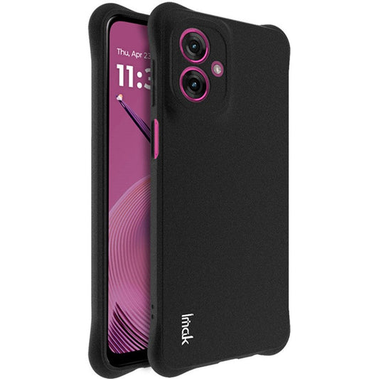 IMAK For Motorola Moto G55 5G Case TPU Phone Cover Airbag Shockproof Protection - Black