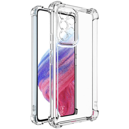 IMAK UX-4 Series for Samsung Galaxy A53 5G Case Straight Frame Four Corner Shockproof Clear TPU Cover