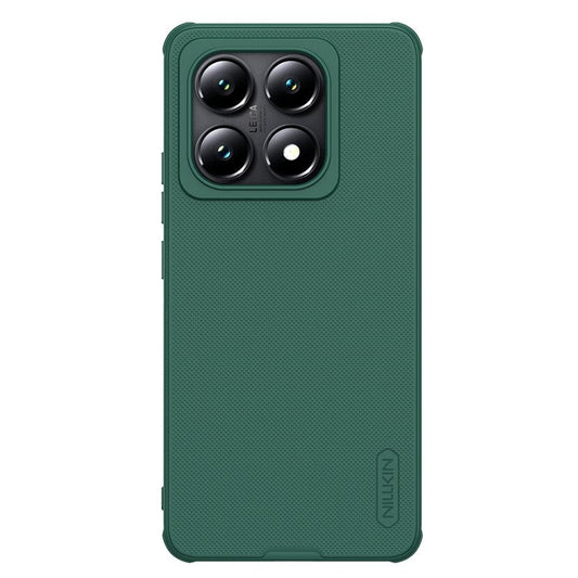 NILLKIN Frosted Shield Pro For Xiaomi 14T Pro Case Matte PC+TPU Phone Cover - Green