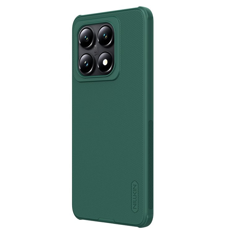 NILLKIN Frosted Shield Pro For Xiaomi 14T Pro Case Matte PC+TPU Phone Cover - Green