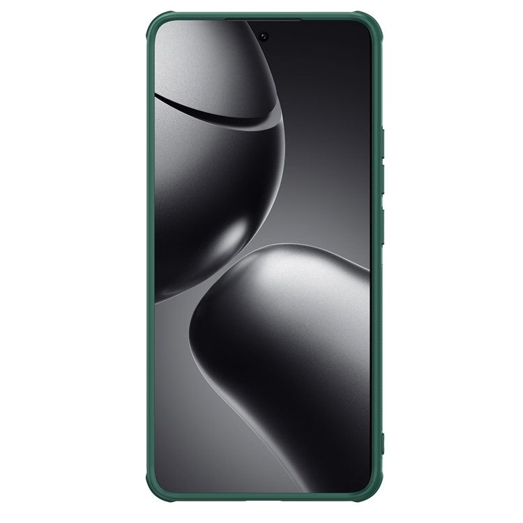 NILLKIN Frosted Shield Pro For Xiaomi 14T Pro Case Matte PC+TPU Phone Cover - Green