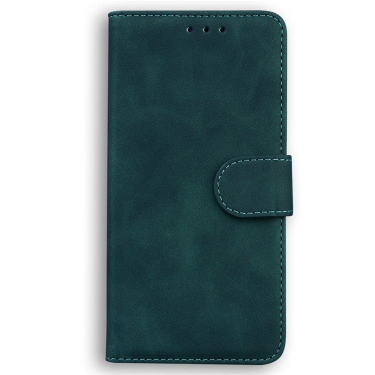 For Xiaomi Redmi Note 14 5G Case Solid Color Leather Wallet Phone Cover - Green