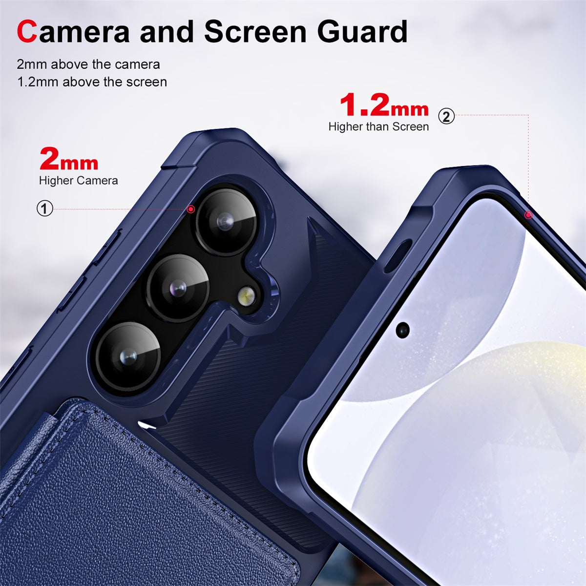 ENKAY For Samsung Galaxy A35 5G ENKAY Hat-Prince Wallet Card Slot Kickstand PU Leather +TPU Back Phone Cover with Camera Lens Film - Black
