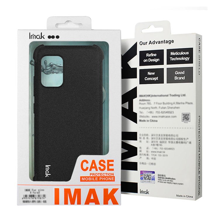 IMAK For Samsung Galaxy A36 5G Case TPU Phone Cover Airbag Shockproof Protection - Black