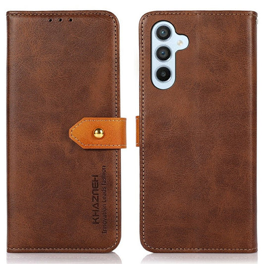 KHAZNEH For Samsung Galaxy A26 5G Wallet Phone Case Stand Leather Flip Cover - Brown