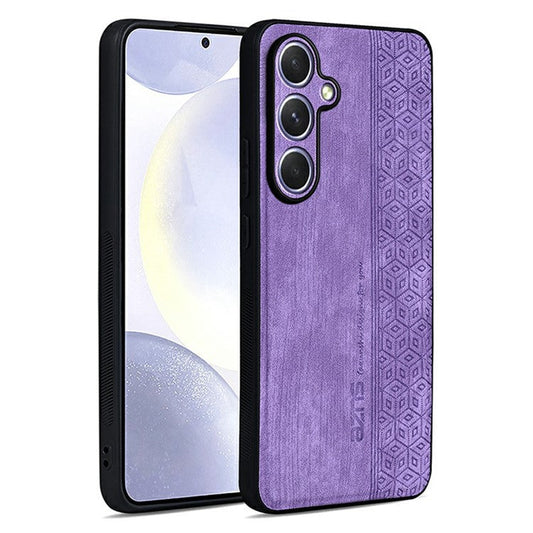 AZNS For Samsung Galaxy A56 5G Case Protective PU Leather Covered TPU Phone Shell - Purple
