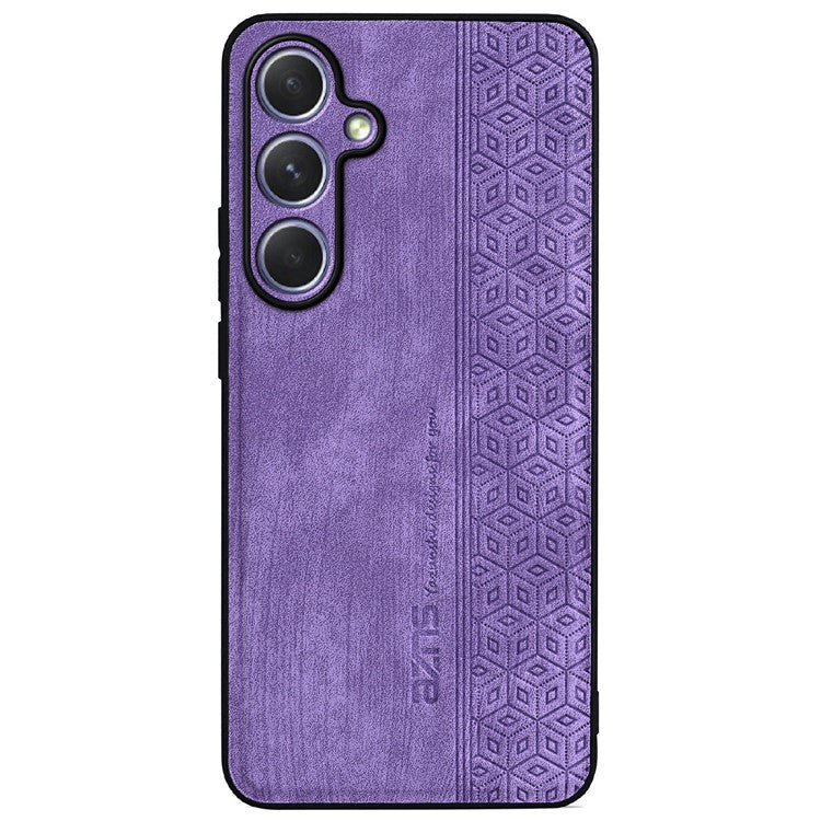 AZNS For Samsung Galaxy A56 5G Case Protective PU Leather Covered TPU Phone Shell - Purple