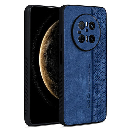 AZNS For Huawei Mate 70 Case Protective PU Leather Covered TPU Phone Shell - Blue