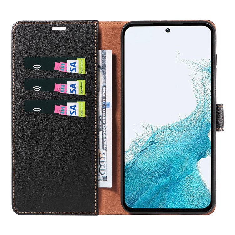 For Samsung Galaxy A16 5G  /  4G Case Magnetic RFID Blocking Leather Phone Wallet Cover - Pink