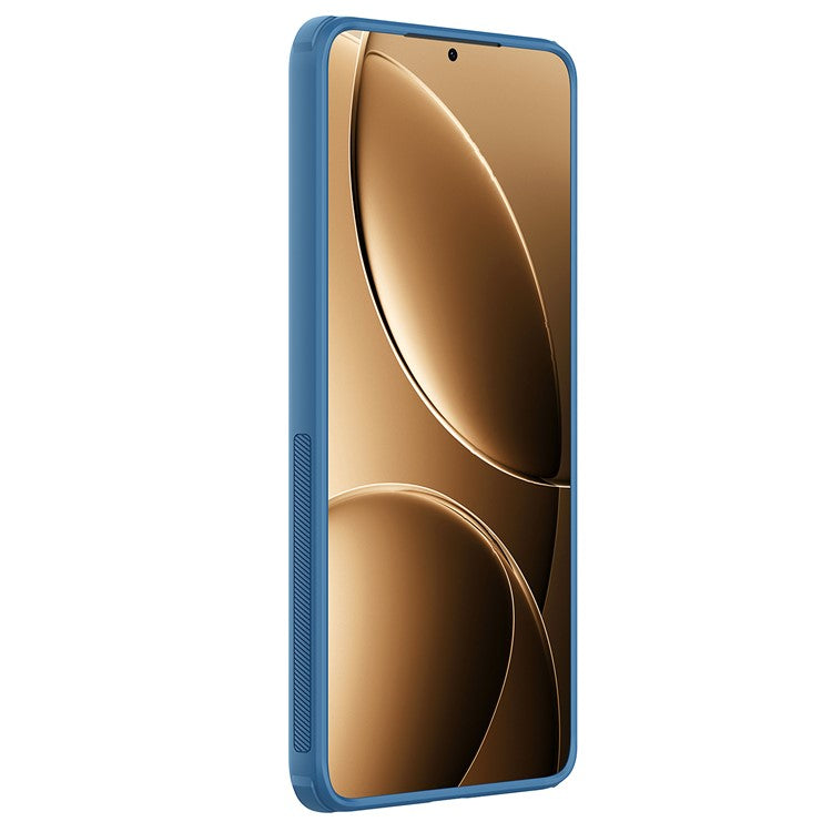 NILLKIN Frosted Shield Pro For Xiaomi Poco F7 Pro 5G / Redmi K80 5G Case Matte PC + TPU Phone Cover - Blue