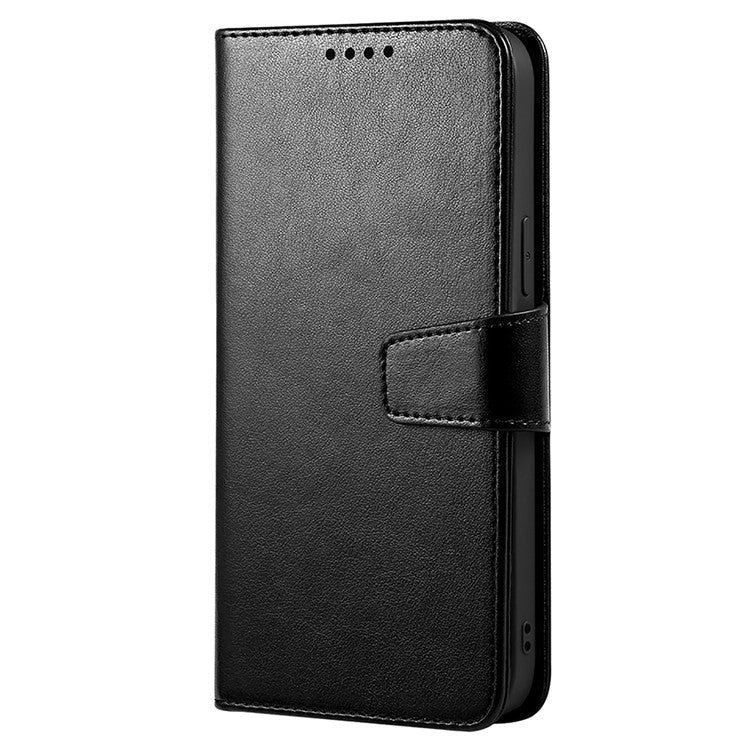 For Samsung Galaxy A35 5G Case Stand Card Holder Wallet Leather Phone Cover - Black