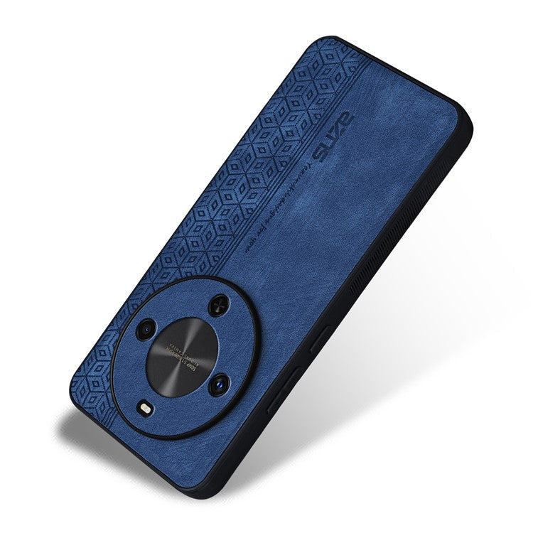 AZNS For Huawei Enjoy 70X Case Protective PU Leather Covered TPU Phone Shell - Blue