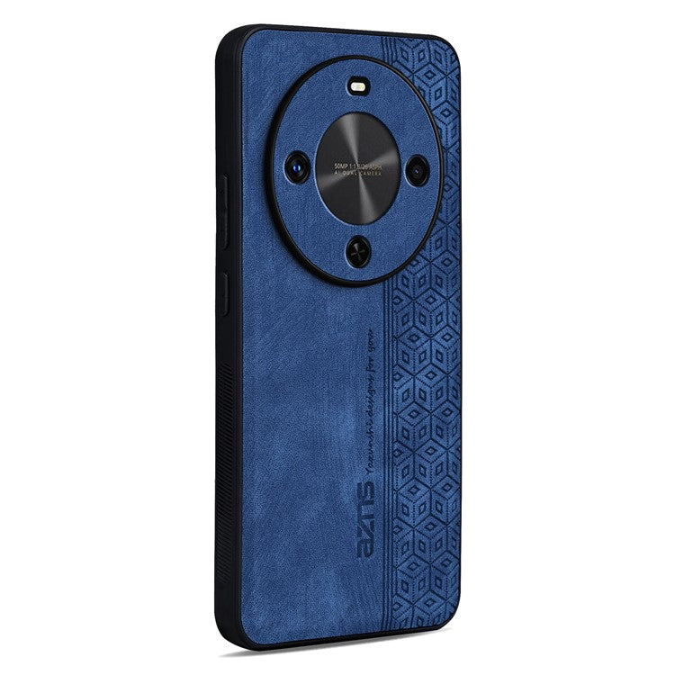 AZNS For Huawei Enjoy 70X Case Protective PU Leather Covered TPU Phone Shell - Blue