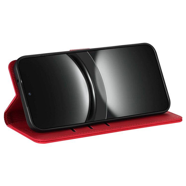 AZNS For Huawei Enjoy 70X Case PU Leather Wallet Phone Cover - Red
