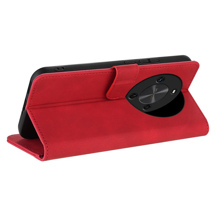 AZNS For Huawei Enjoy 70X Case PU Leather Wallet Phone Cover - Red