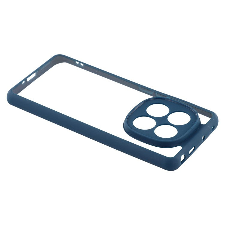 For Xiaomi Redmi Note 14 Pro+ 5G Phone Case TPU + Acrylic Clear Back Cover - Sapphire