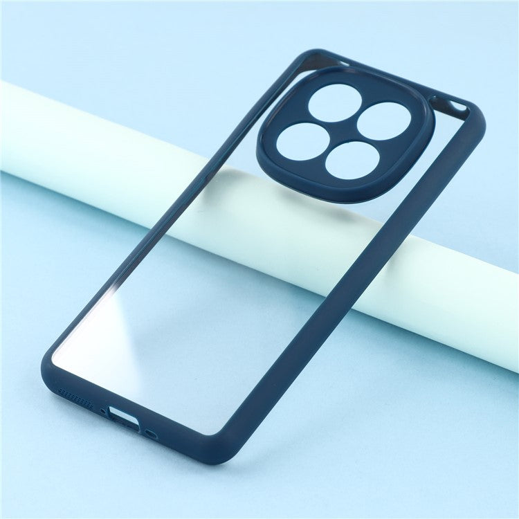 For Xiaomi Redmi Note 14 Pro+ 5G Phone Case TPU + Acrylic Clear Back Cover - Sapphire
