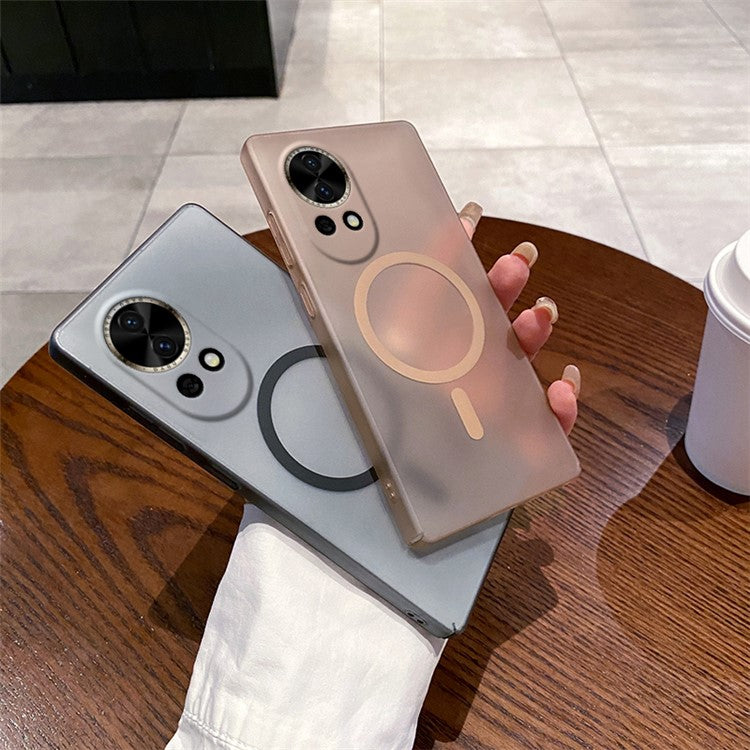 For Huawei nova 13 5G Case Compatible with MagSafe Precise Cutouts Matte PC Phone Cover - Desert Gold