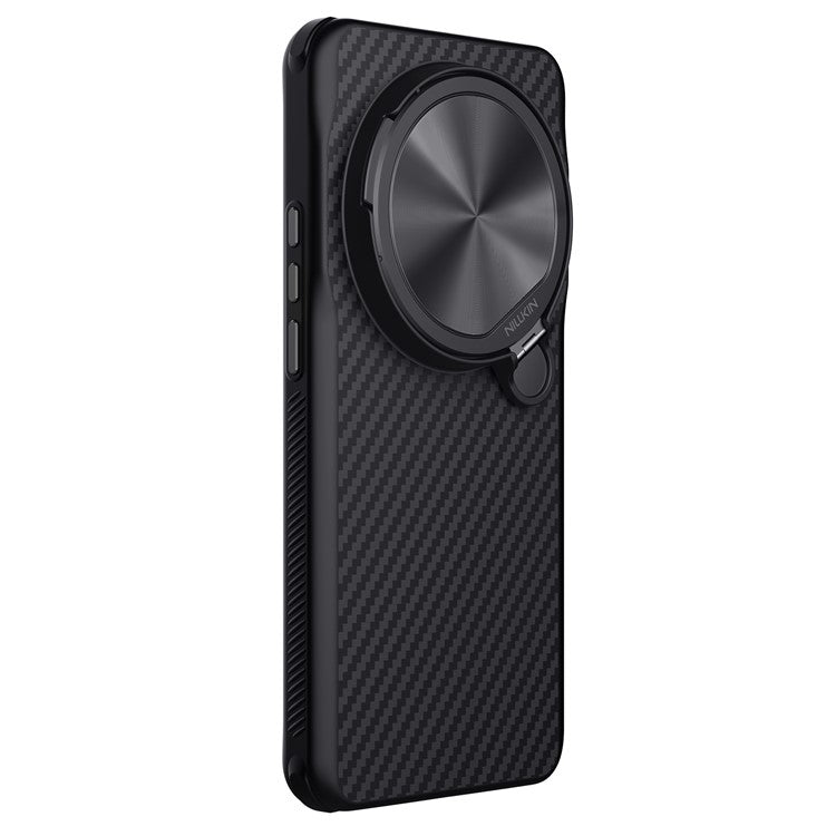 NILLKIN For Xiaomi 15 Ultra Case Compatible with MagSafe TPU + Aramid Fiber Lens Cover Kickstand Phone Cover