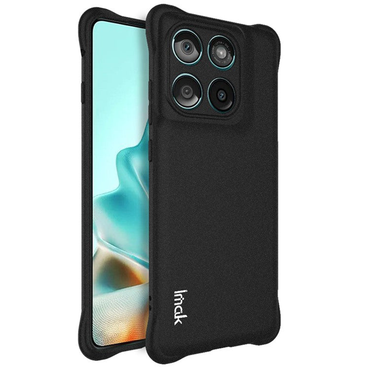IMAK For Motorola Edge (2025) 5G Case TPU Phone Cover Airbag Shockproof Protection - Matte Black