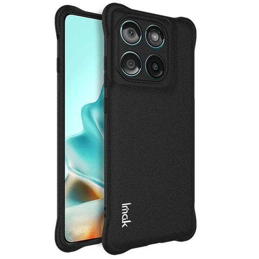 IMAK For Motorola Edge (2025) 5G Case TPU Phone Cover Airbag Shockproof Protection - Matte Black