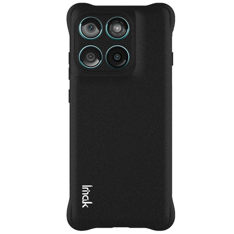 IMAK For Motorola Edge (2025) 5G Case TPU Phone Cover Airbag Shockproof Protection - Matte Black