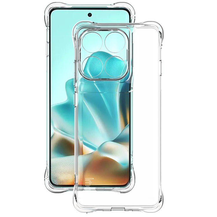 IMAK For Motorola Edge (2025) 5G Case TPU Phone Cover Airbag Shockproof Protection - Transparent