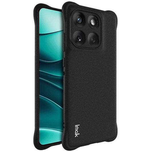 IMAK For Motorola Edge 60 Fusion 5G Case TPU Phone Cover Airbag Shockproof Protection - Matte Black