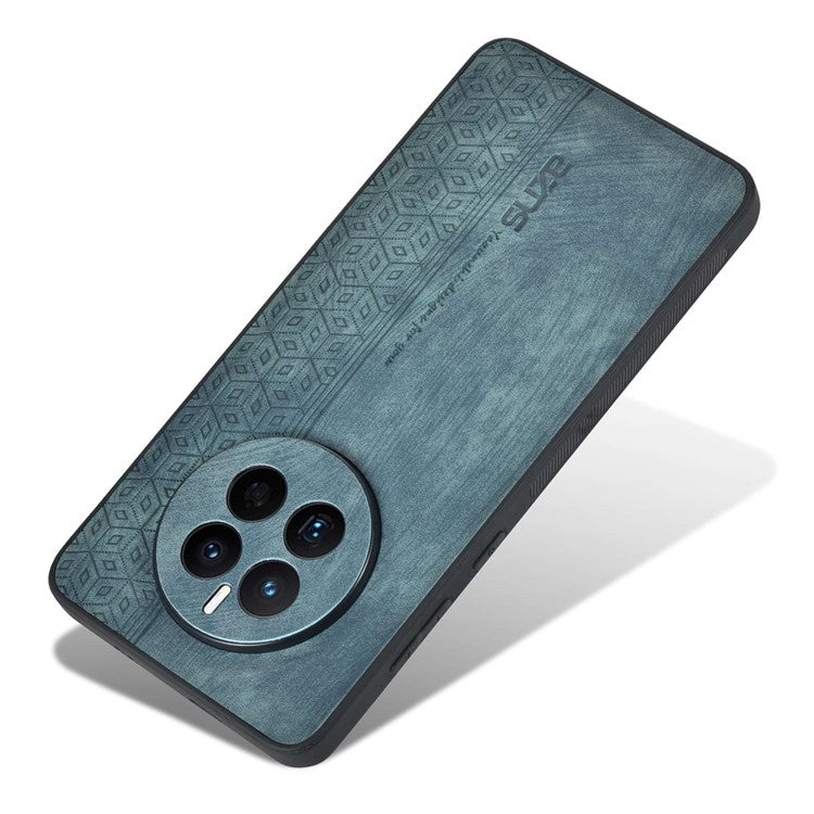 AZNS For Huawei Mate 50 4G Anti-fading Imprinted Pattern PU Leather Coated TPU Cover Anti-slip Cell Phone Case - Green