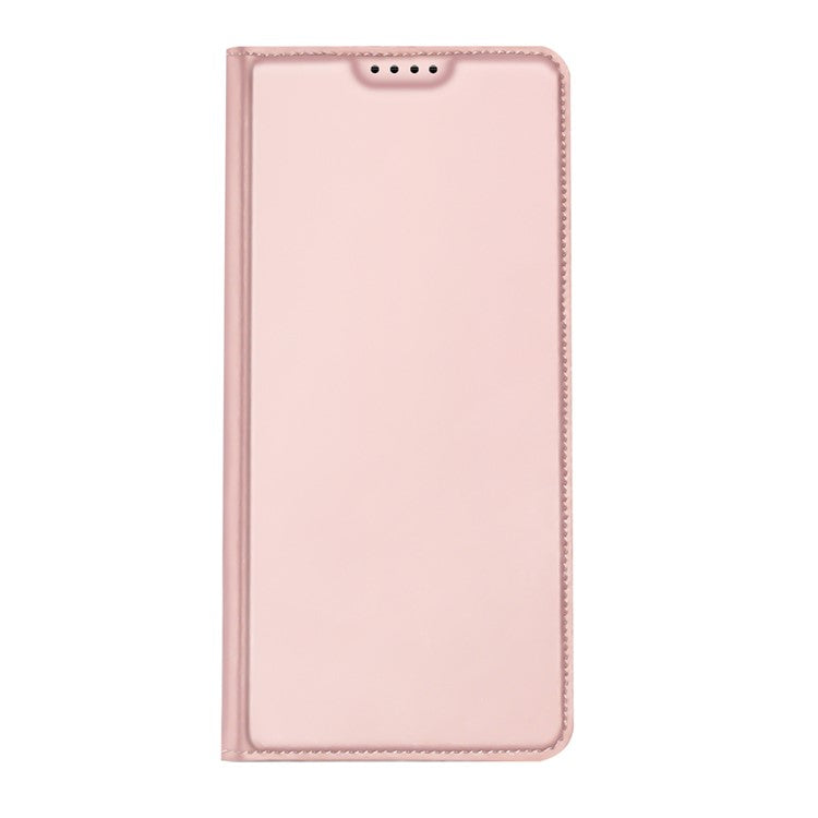 DUX DUCIS Skin Pro Series PU Leather Stand Case for Samsung Galaxy A34 5G, Magnetic Closure Card Holder Stand Folio Flip Phone Cover - Pink
