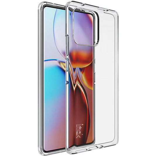 IMAK UX-5 Series for Motorola Moto X40 5G / Edge 40 Pro 5G Anti-drop Soft TPU Phone Case Crystal Clear Scratch-resistant Cell Phone Cover - Transparent