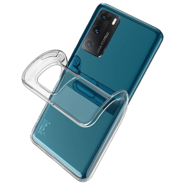 IMAK UX-5 Series for Motorola Moto X40 5G / Edge 40 Pro 5G Anti-drop Soft TPU Phone Case Crystal Clear Scratch-resistant Cell Phone Cover - Transparent