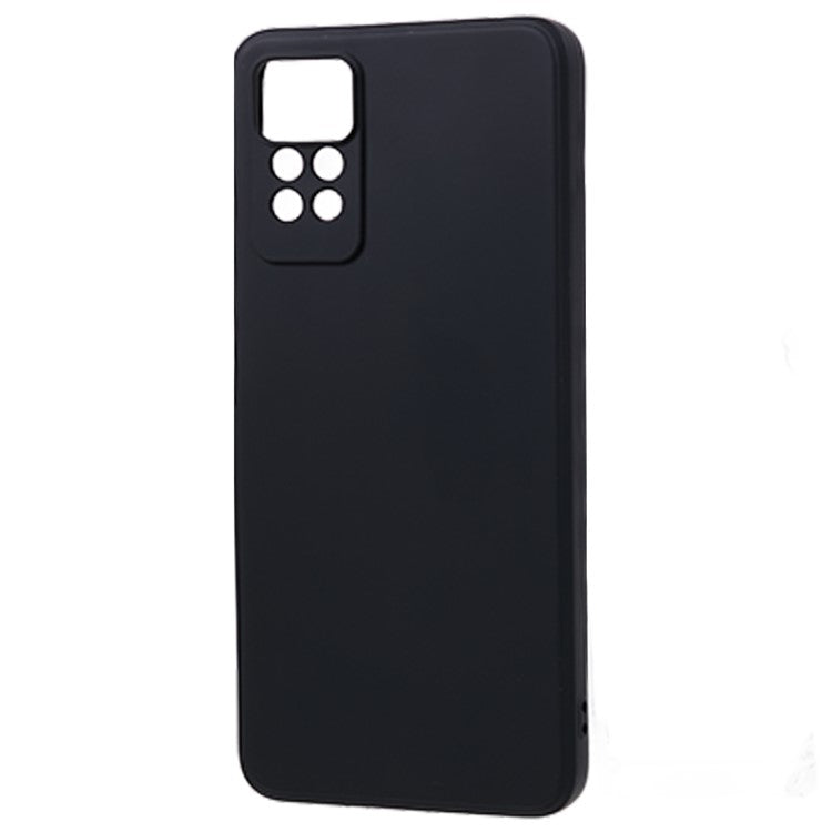 For Xiaomi Redmi Note 12 Pro 4G Straight Edge TPU Phone Case Precise Cutout Anti-drop Cover - Black