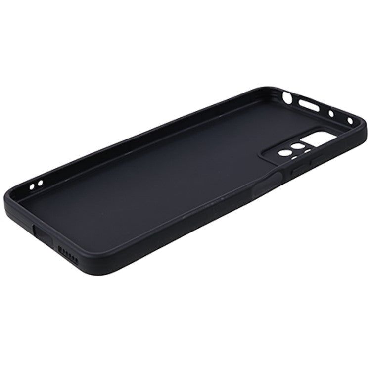 For Xiaomi Redmi Note 12 Pro 4G Straight Edge TPU Phone Case Precise Cutout Anti-drop Cover - Black