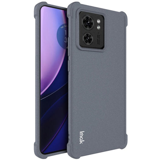 IMAK For Motorola Edge 40 5G Phone Protective Case Matte TPU Shockproof Back Cover - Grey