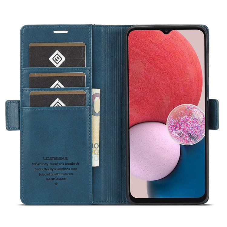 LC.IMEEKE Phone Case for Samsung Galaxy A13 4G / 5G / A04 4G / A04s 4G , PU Leather Stand Wallet  Cover - Green