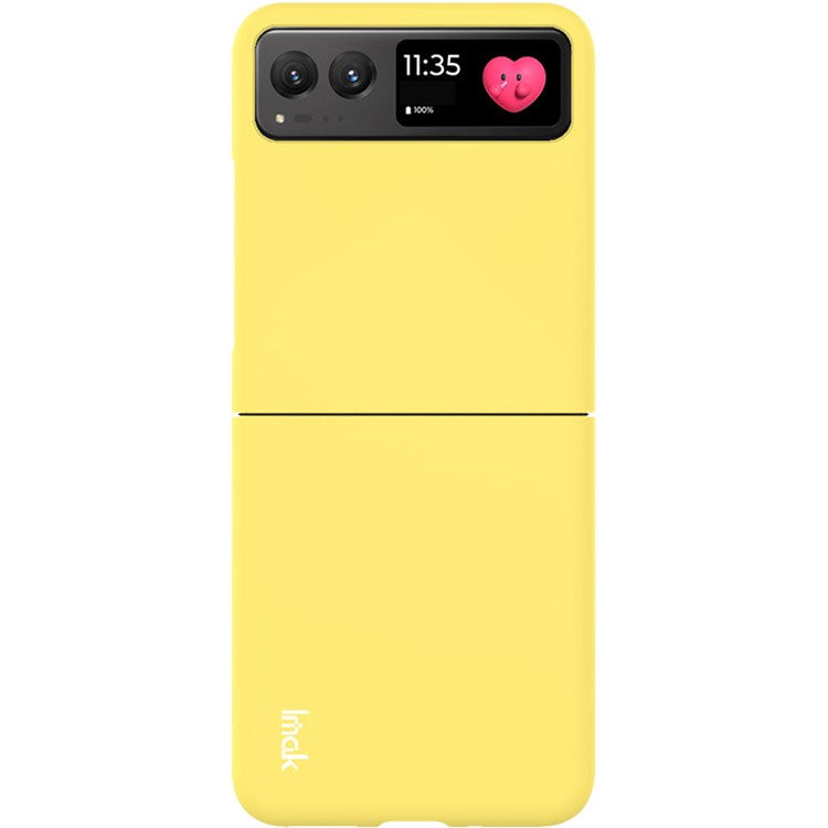 IMAK JS-2 Series For Motorola Razr 40 5G Protective Case Hard PC Anti-Drop Phone Cover - Yellow