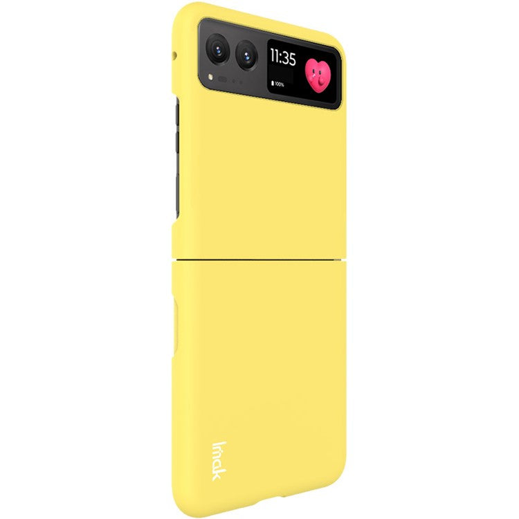 IMAK JS-2 Series For Motorola Razr 40 5G Protective Case Hard PC Anti-Drop Phone Cover - Yellow