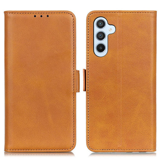For Samsung Galaxy A05s 4G Case Leather Wallet Stand Cell Phone Cover - Yellow