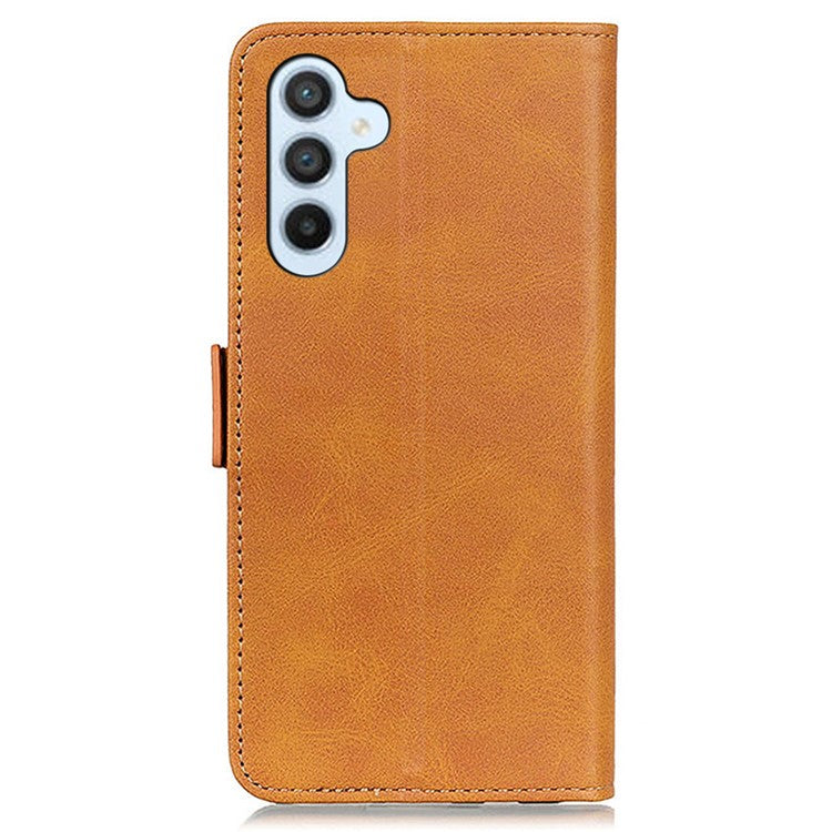 For Samsung Galaxy A05s 4G Case Leather Wallet Stand Cell Phone Cover - Yellow