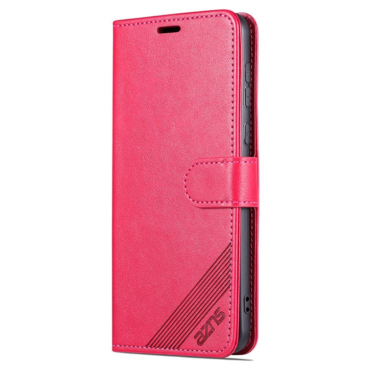 AZNS For Huawei Mate 60 Pro Case PU Leather Full Protection Wallet Phone Cover - Red